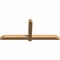 Ekena Millwork Eugene Smooth Timber Gable Bracket, Western Red Cedar, 60"W x 25"H x 3 1/2"D x 3 1/2"F, 10/12 Pitch GBW060X25X0404EUG00SWR - alternate 3